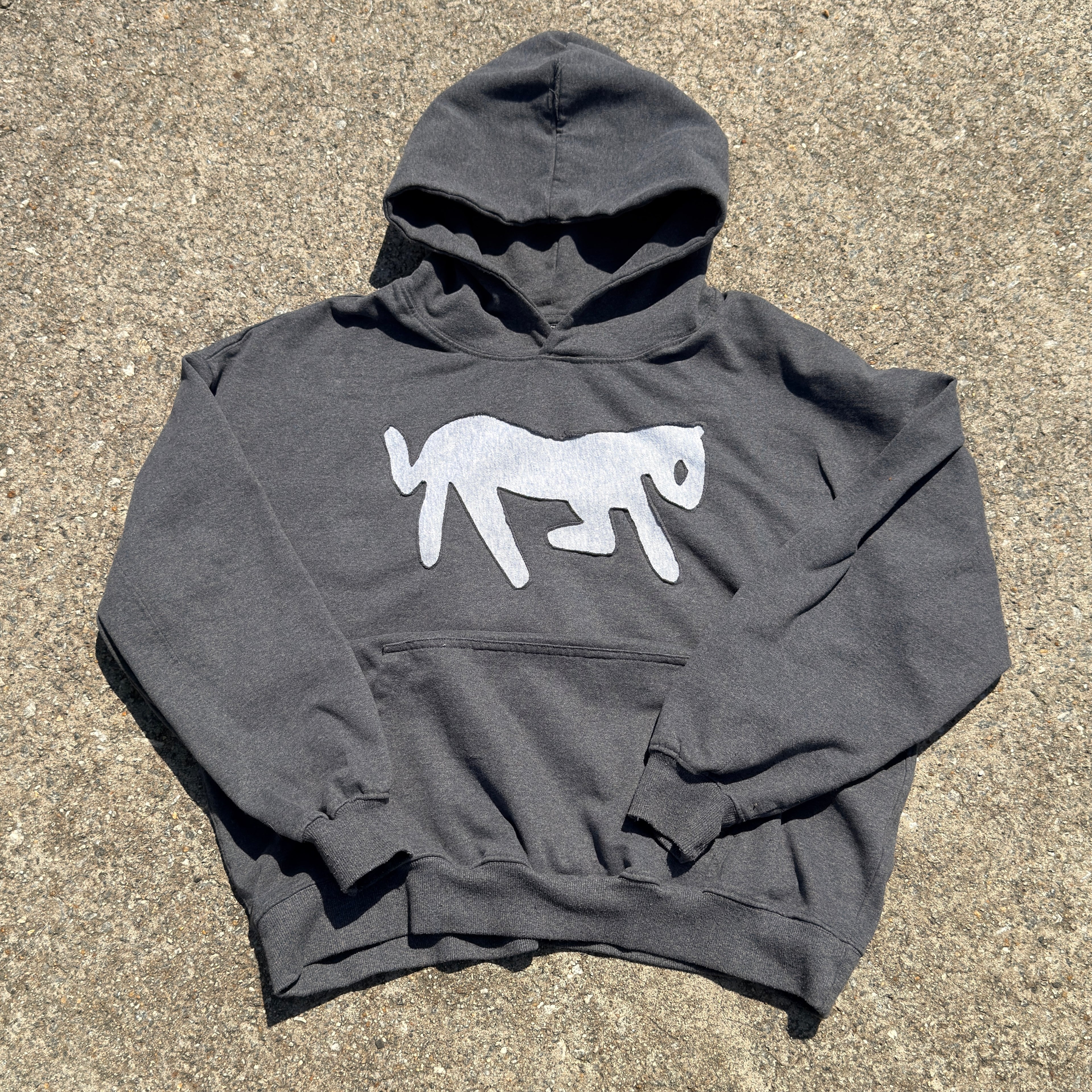 Grey on grey süka hoodie