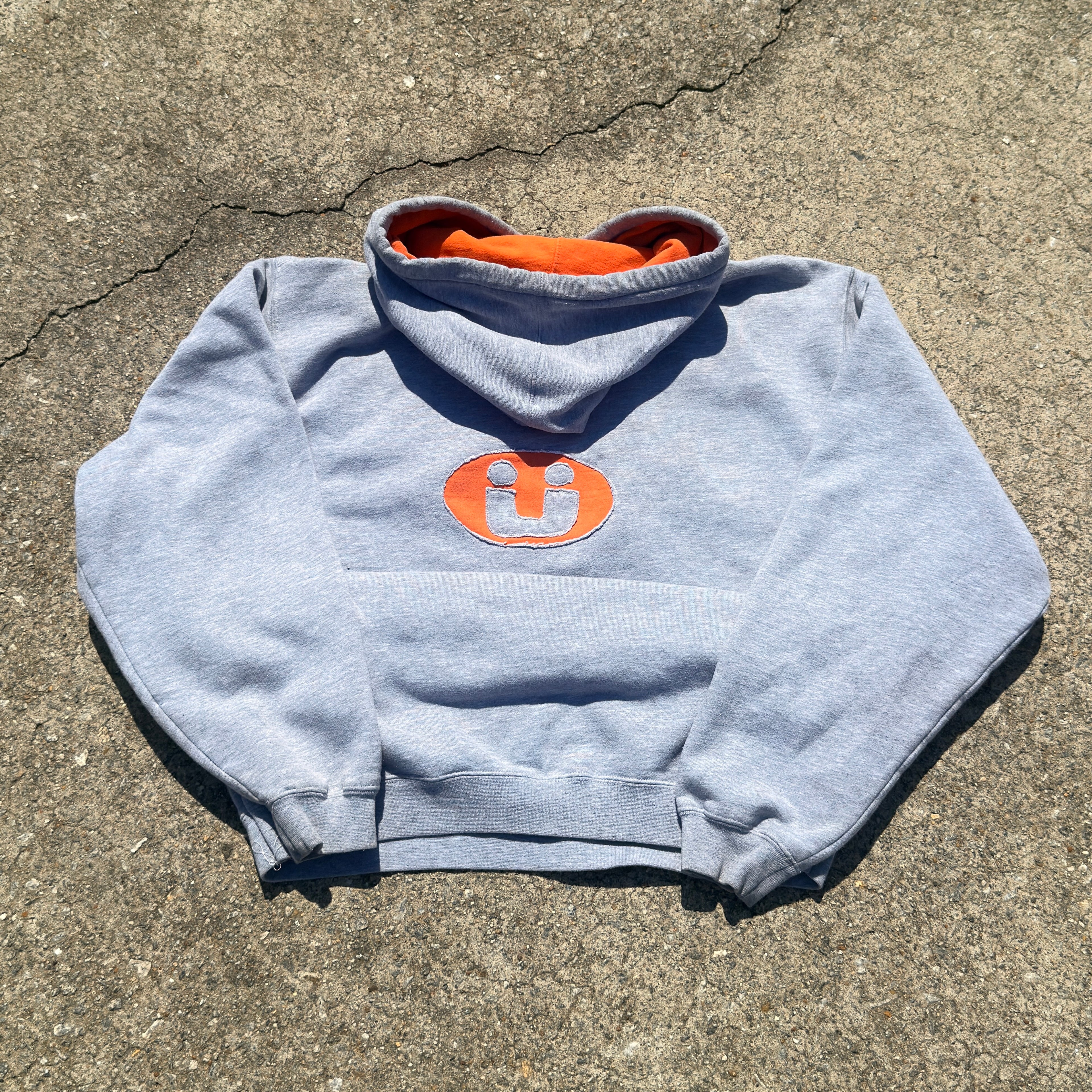 hazard süka grey hoodie