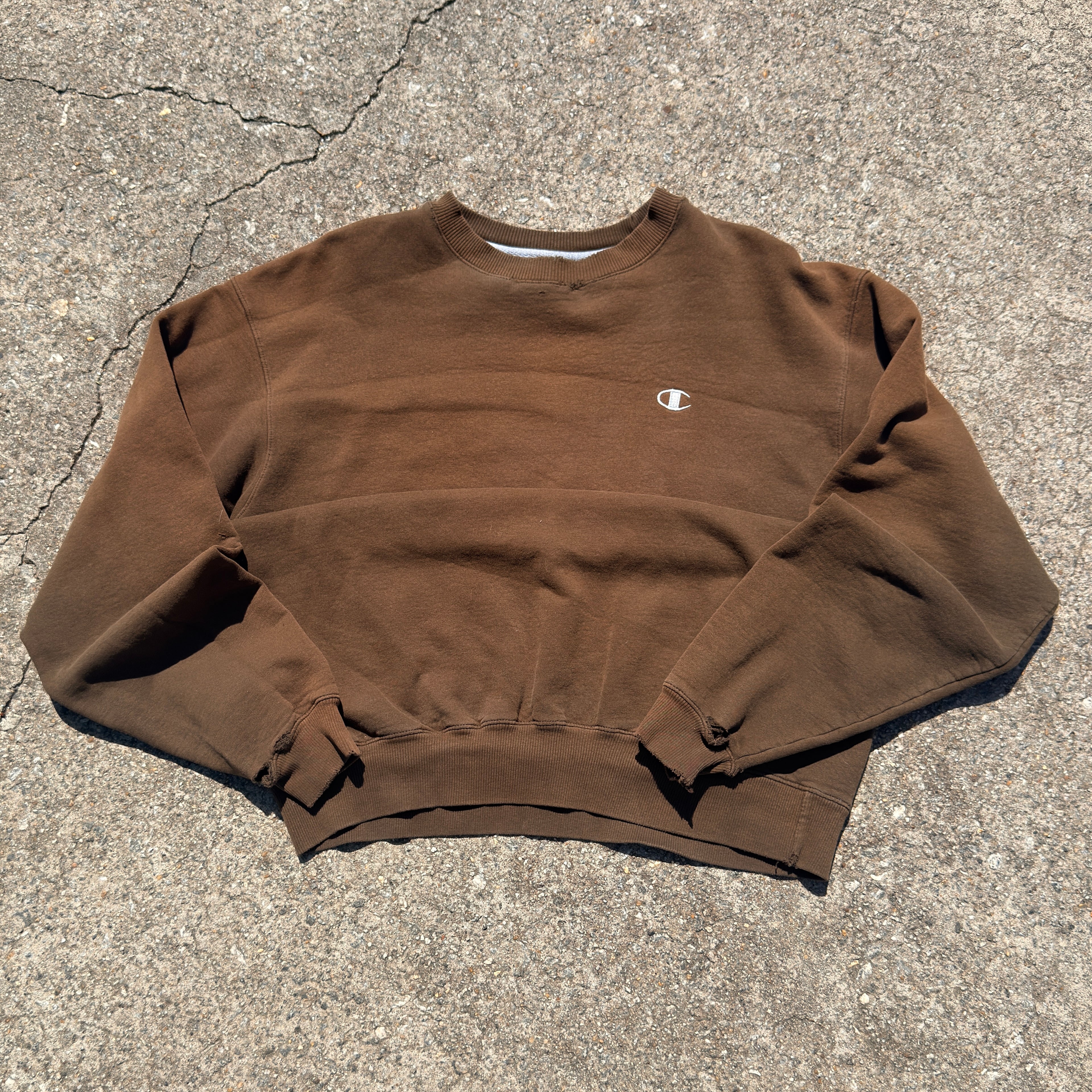 sükafyed champion crewneck olive green