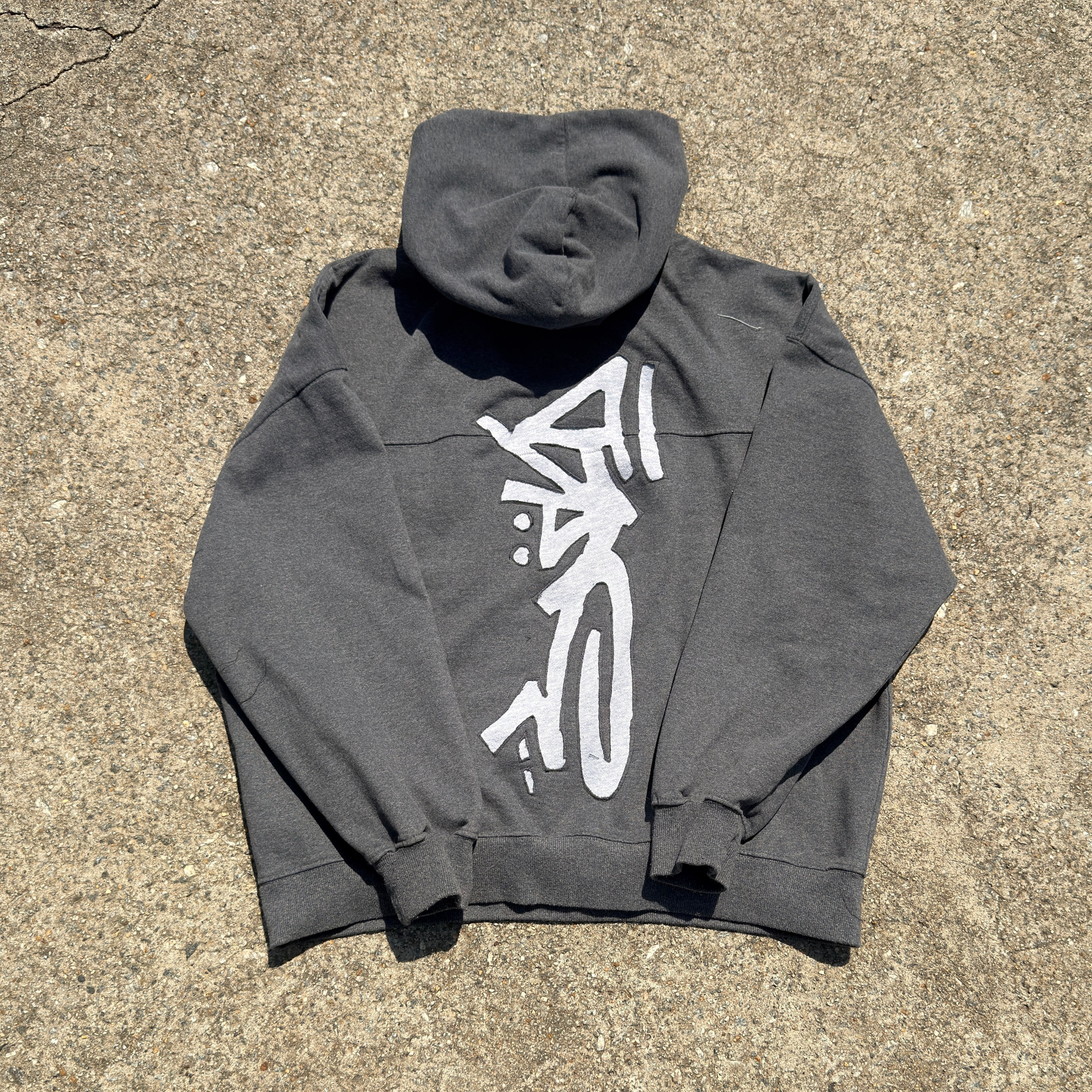 Grey on grey süka hoodie